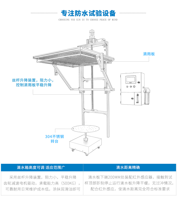 ipx12滴水試驗(yàn)裝設(shè)備