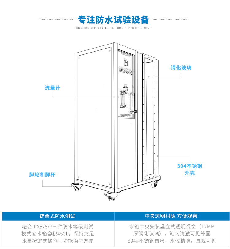 綜合淋雨試驗箱設備